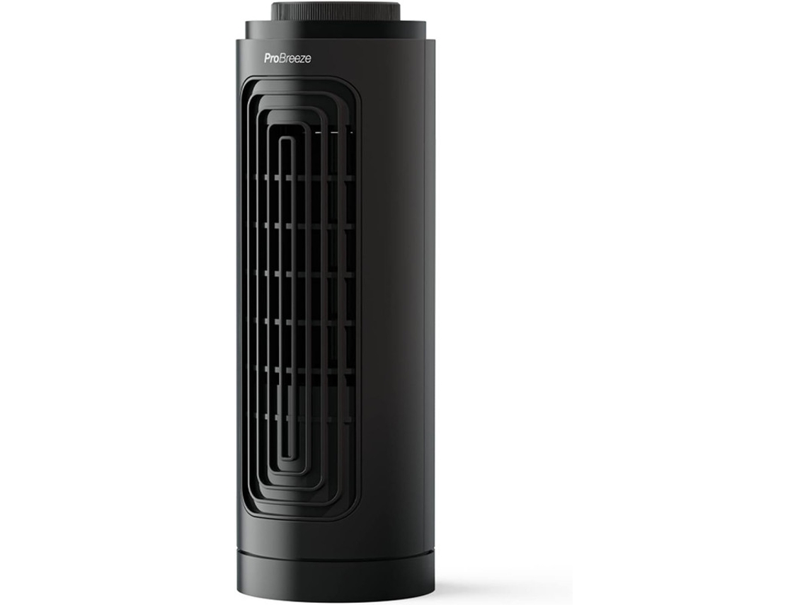 Ventilador De Mesa Minitorre De 33 Cm Com 3 Velocidades, Ventilador Compacto Portátil Slowmoose