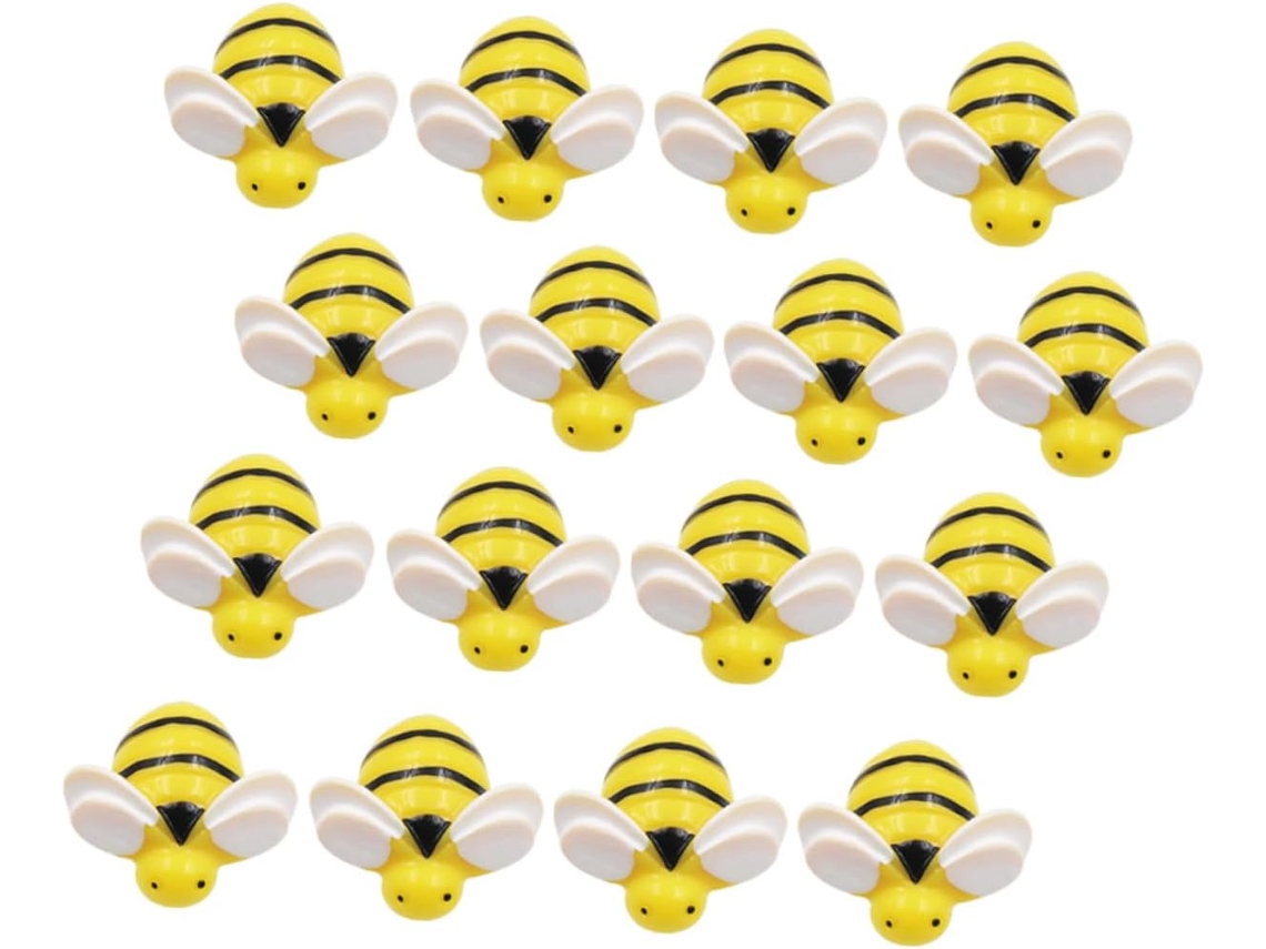Caixa Com 60 Alfinetes Em Formato De Abelha - Ideal Para Desenho,
