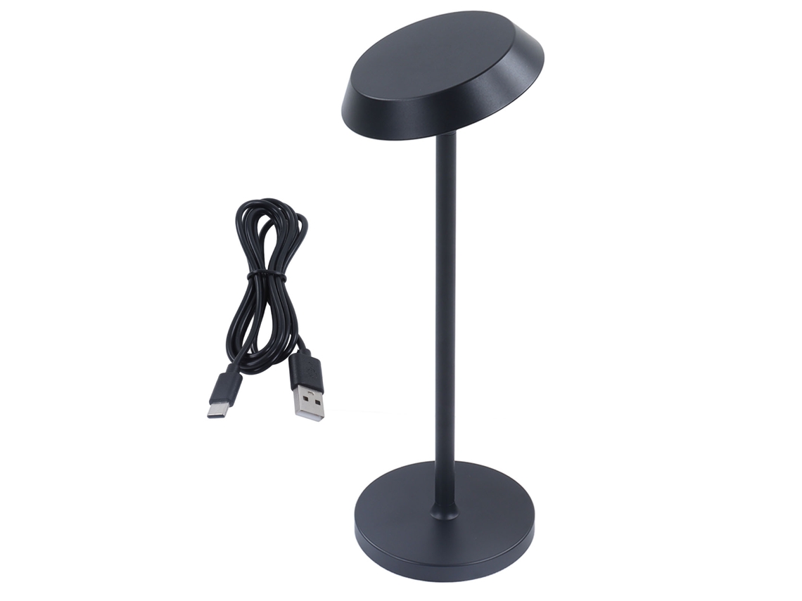 2026 lámpara de Mesa Moderna Minimalista Led Recargable Usb Ip54 Protectora de Ojos para Sala de Estar Negro