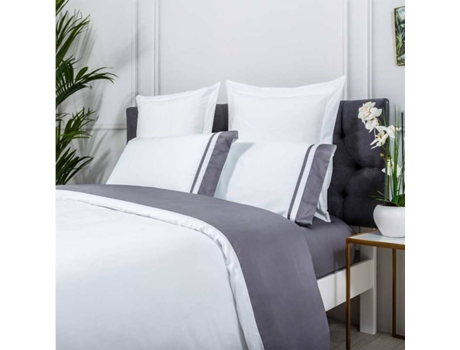 Capa de Edredão COTTON ARTEAN Saten (Branco - 280x240 cm - Algodão)