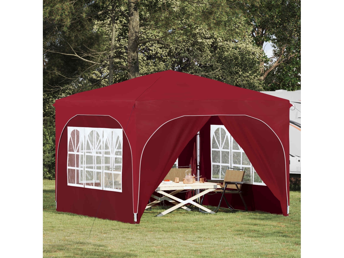Vidaxl Tenda De Festa Pop-up 290 X 290 X 245 Cm Borgonha