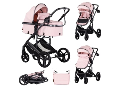 Carrinhos De Bebê Amore Conversível Duo Até 22 Kg Da Chipolino Marshmallow