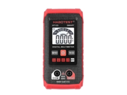 Multímetro Digital Habotest Ht123, Alcance Automático, 2.000 Contagens, Medição True Rms Com Luz De Fundo Lcd E Flash Sy Sy Slowmoose