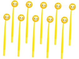 Showero Conjunto De 10 Canetas Gel Divertidas Com Formato Leão