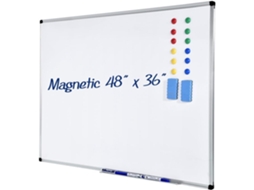 Quadro Branco Magnético de 91,4 X 121,9 Cm com Superfície Lisa para Escrita. SFUSHOS