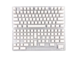 Lurelia Keycaps Cherryprofile Blank Minimalista Branco Para Teclado Mecânico