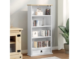 Vidaxl Aparador De Cd Branco 52 X 17.5 X 103 Cm