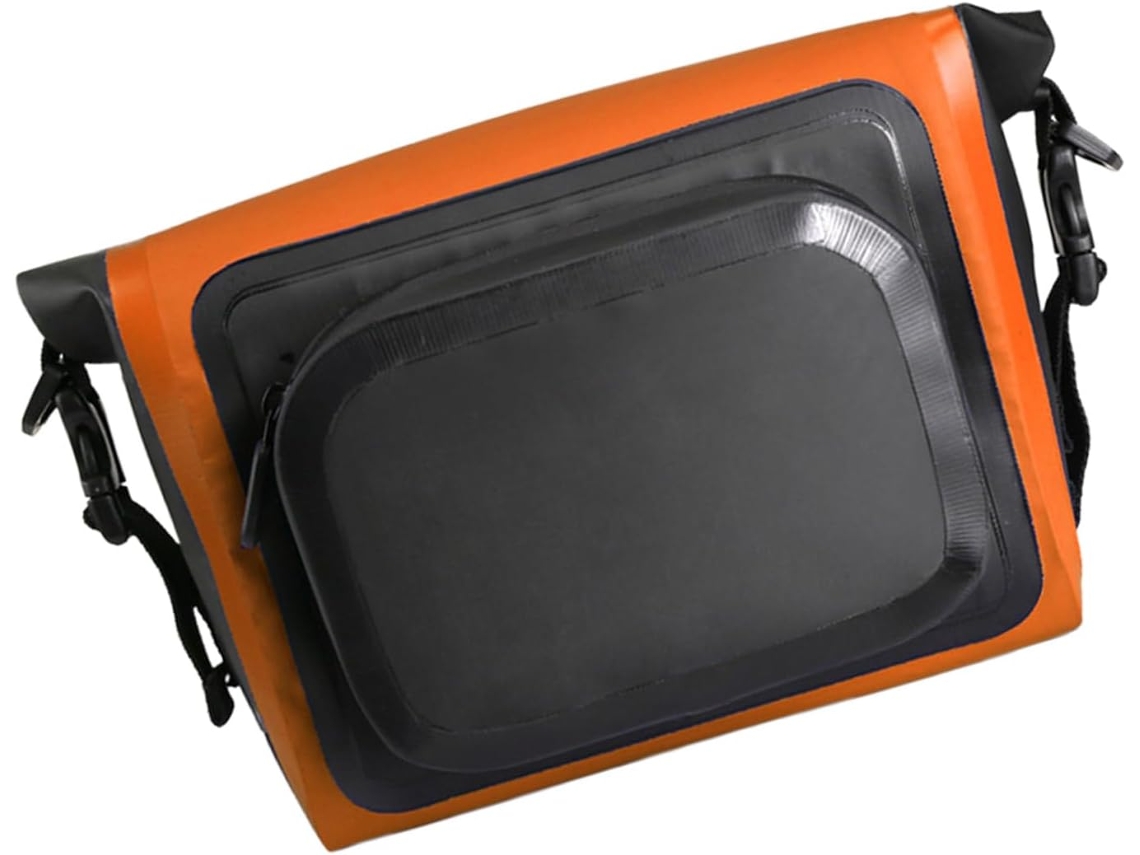Bolsa Frontal para Quadro de Bicicleta, Ideal para Deslocamentos Urbanos, Impermeável, com Alça de Ombro e Bolsos para Acessórios de Ciclismo. SFUSHOS
