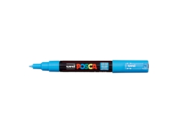 Marcador POSCA Pc-1m Ponta Bala Extrafina de 0,7 1 Mm Azul Céu