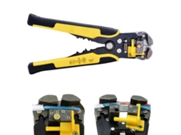 Alicate De Crimpagem Multifuncional Automático Para Decapagem Fios (cor: Amarelo) -aquaforge