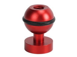 Diving Light Ball Head Aluminium Alloy Hard Coating Anodizing Small Lightweight Durable Diving Flashlight Ball Headred LAXISCREED