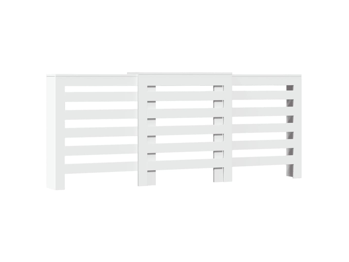 Radiator Cover, Radiator Covers Vidaxl Branco Madeira Processada (205 X 21.5 X 83.5 Cm)