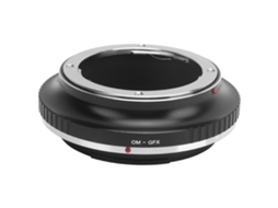 2026 adaptador de Lente Om para Gfx, Foco Manual, Alumínio, para Câmeras Fuji Gfx Mount