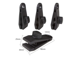Clips para Lona Pesados com Cordas Bungee 30pcs
