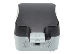 Tomada Elétrica De Parede À Prova D'água 2 Pinos, Estilo Alemão, Para Uso Externo, 250v(ue)