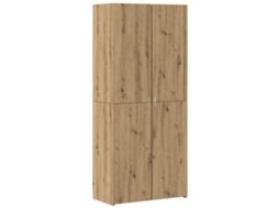 Vidaxl Buffê 2 Pcs Carvalho Artesanal 80 X 42 X 185 Cm