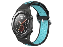 Pulseira De Silicone Esportiva Perfurada E Respirável De 20 Mm Para Huawei Watch 2