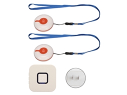 Aetheria botão de Chamada para Idosos com 4 Níveis de Volume Pager Sem Fio Abs Us Plug