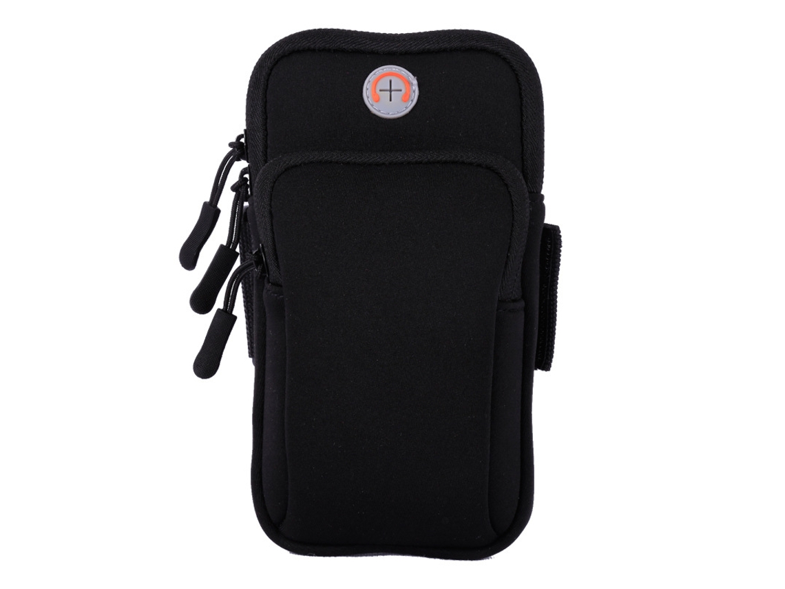 Bolsa Para Celular Para Esportes E Corrida, Preta, Tamanho P.