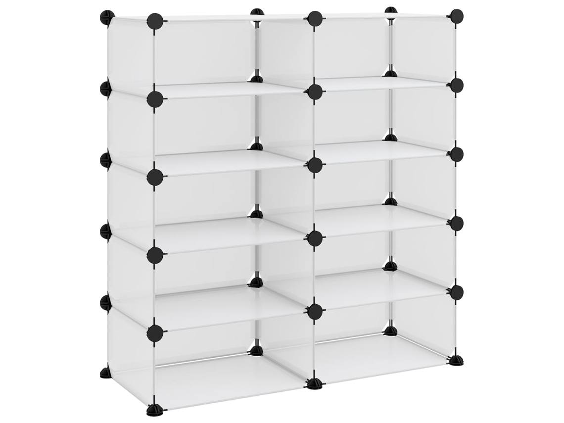 Shoe Rack, Shoe Racks Vidaxl Transparente Polipropileno (84 X 32 X 88.5 Cm)