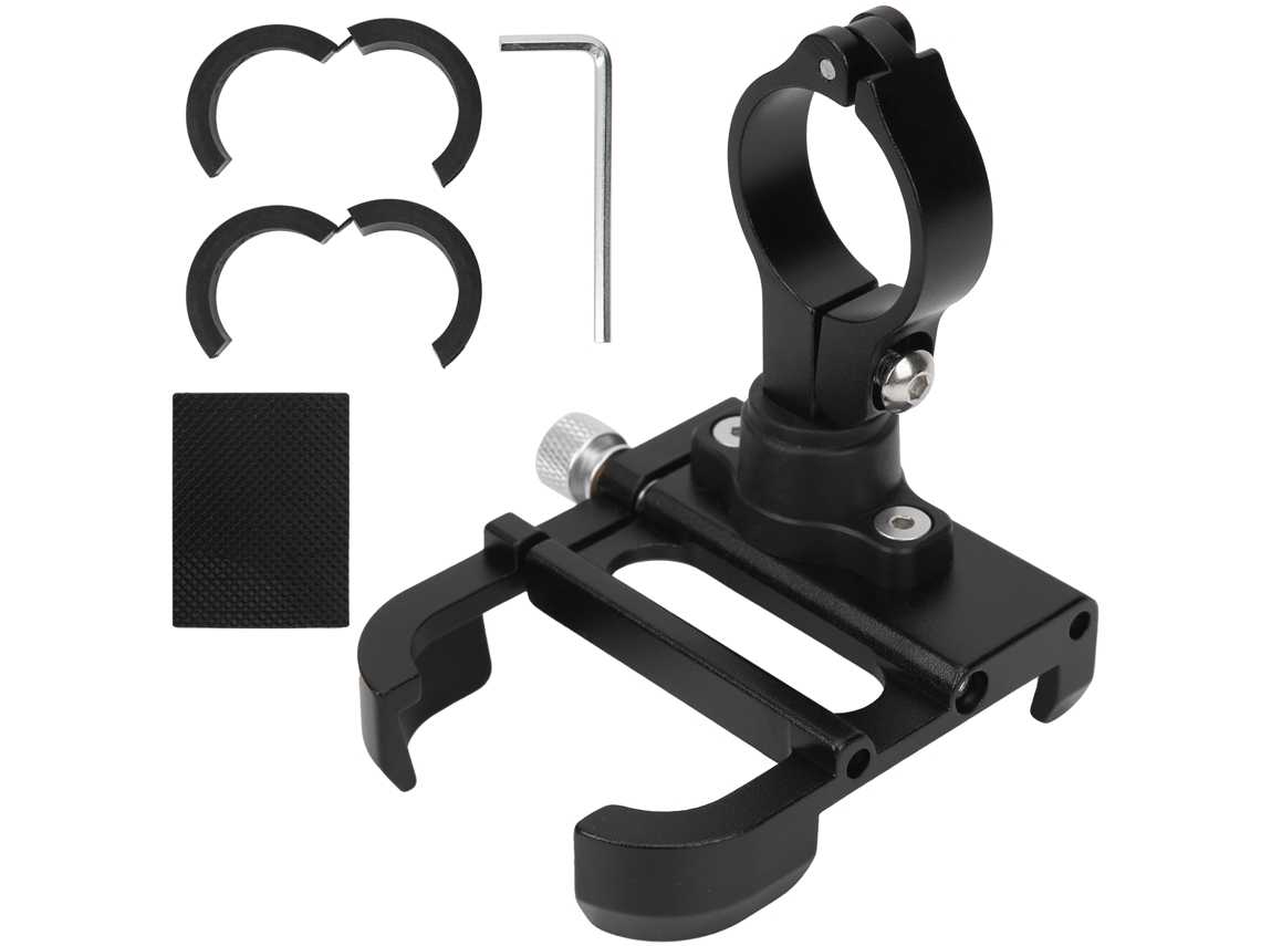 Suporte de telefone para bicicleta scooter, suporte de navegação de alumínio, suporte de guidão, plus 12 S/MARCA