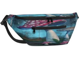 Bolsa Unissex Mushrooms Forest 38x25x19cm S/MARCA