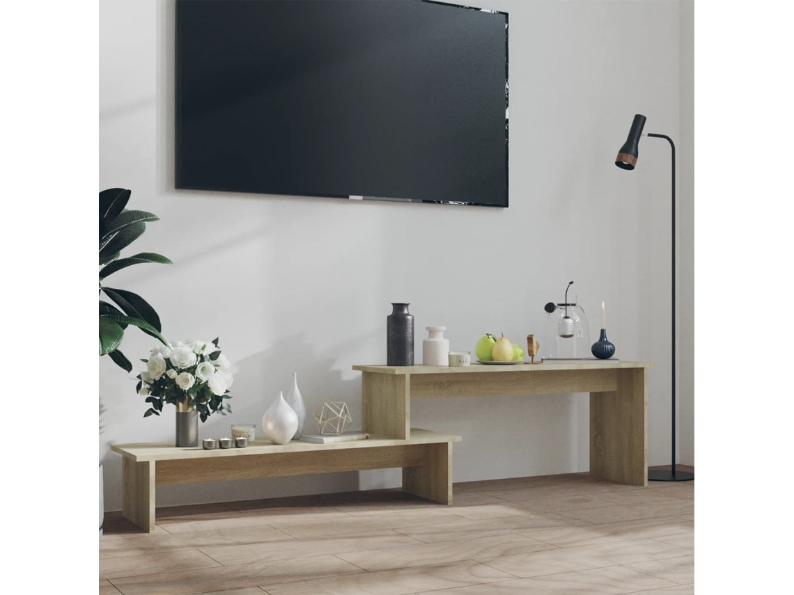 Vidaxl Móvel De Tv 180x30x43 Cm Derivados De Madeira Carvalho Sonoma
