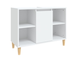 Sink Cabinet, Sink Cabinets Vidaxl Branco Madeira Processada (n/a)