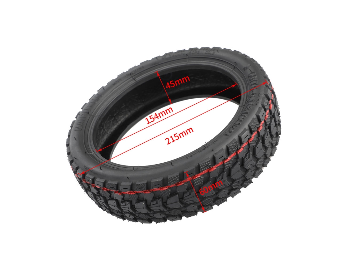 Pneu Sem Câmara 8.5 Polegadas 50/75-6.1(8 1/2x2) Para Scooter Elétrico Off-road Anti-explosão Anti-deslizante Com Bico De Injeção