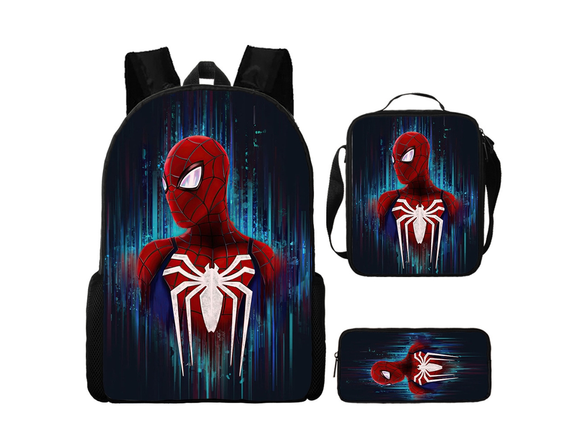 Conjunto Escolar 3 Peças Com Mochila Para Estudantes