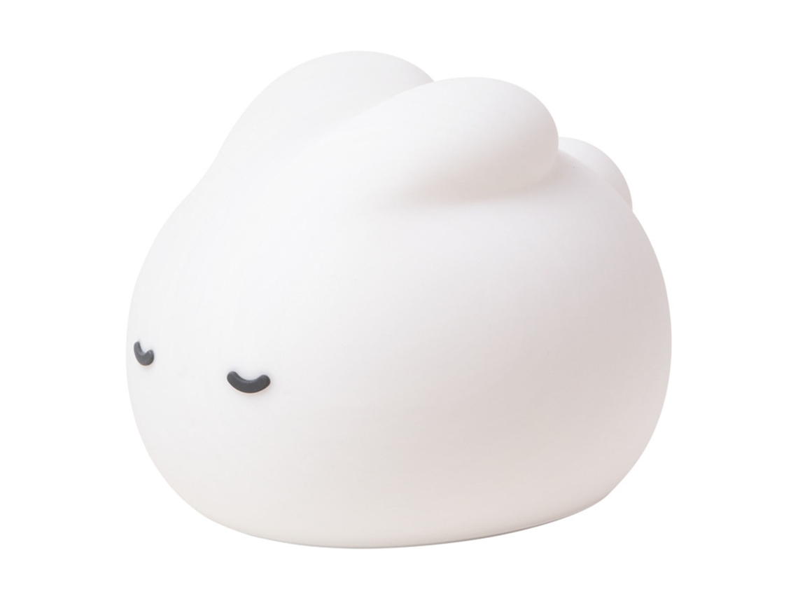 Luz Noturna Coelho Silicone USB 3000k Luz Quente Modos de Brilho