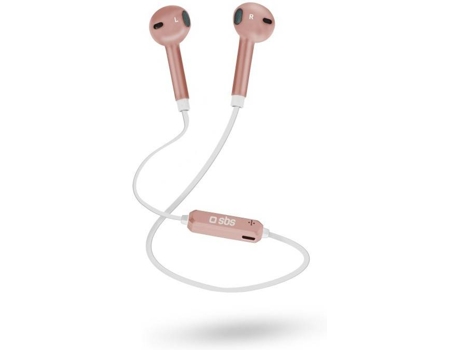 Auricular SBS Rosa Dourado — Bluetooth