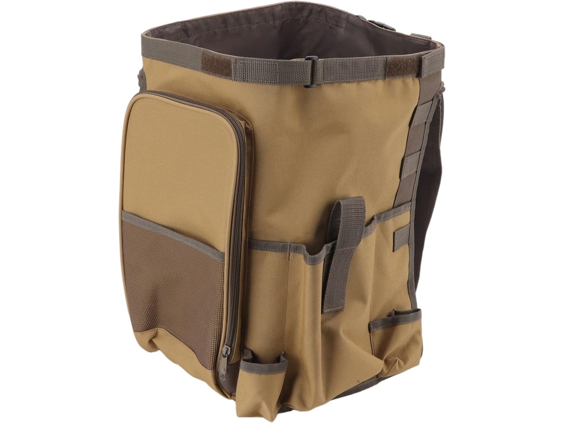 Bolsa organizadora portátil Fdit para ferramentas, formato redondo, grande capacidade e construção durável.