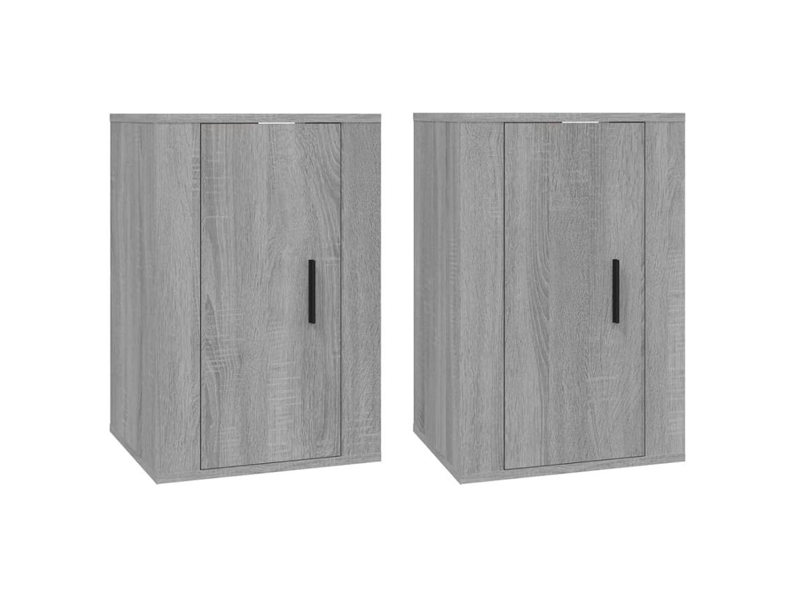 Conjunto de TV de parede Cinzento Sonoma MAISON EXCLUSIVE 40x34,5x60 cm