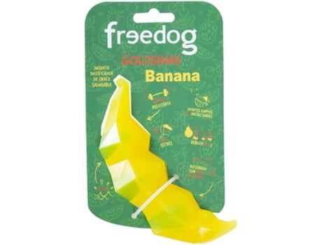 Freedog Brinquedo Porta Snacks Banana 15,3 Cm