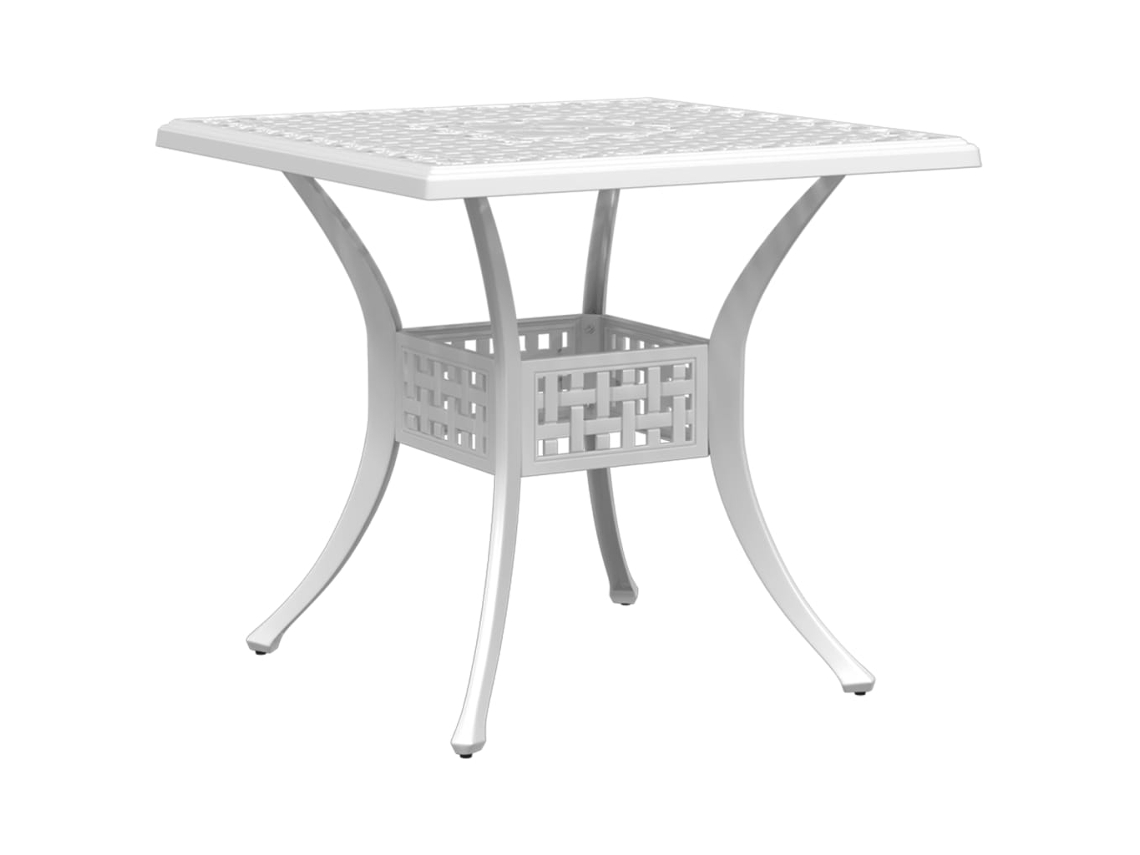 Garden Table, Garden Tables Vidaxl Branco Alumínio (n/a)