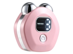 Massageador Facial Portátil para Viagem com Terapia de Calor, Pequeno e Recarregável, Dispositivo Beleza Re Laxamento da Pele, Branco. GOKOCO