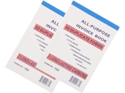 Carnet De Reçus Commerciaux Suivi Des Commandes 2pcs Design Multi-colunas Em Papel E Documentação Completa