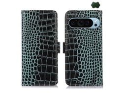 Capa De Celular Com Camada Superior De Couro De Crocodilo Para Google Pixel 10/9