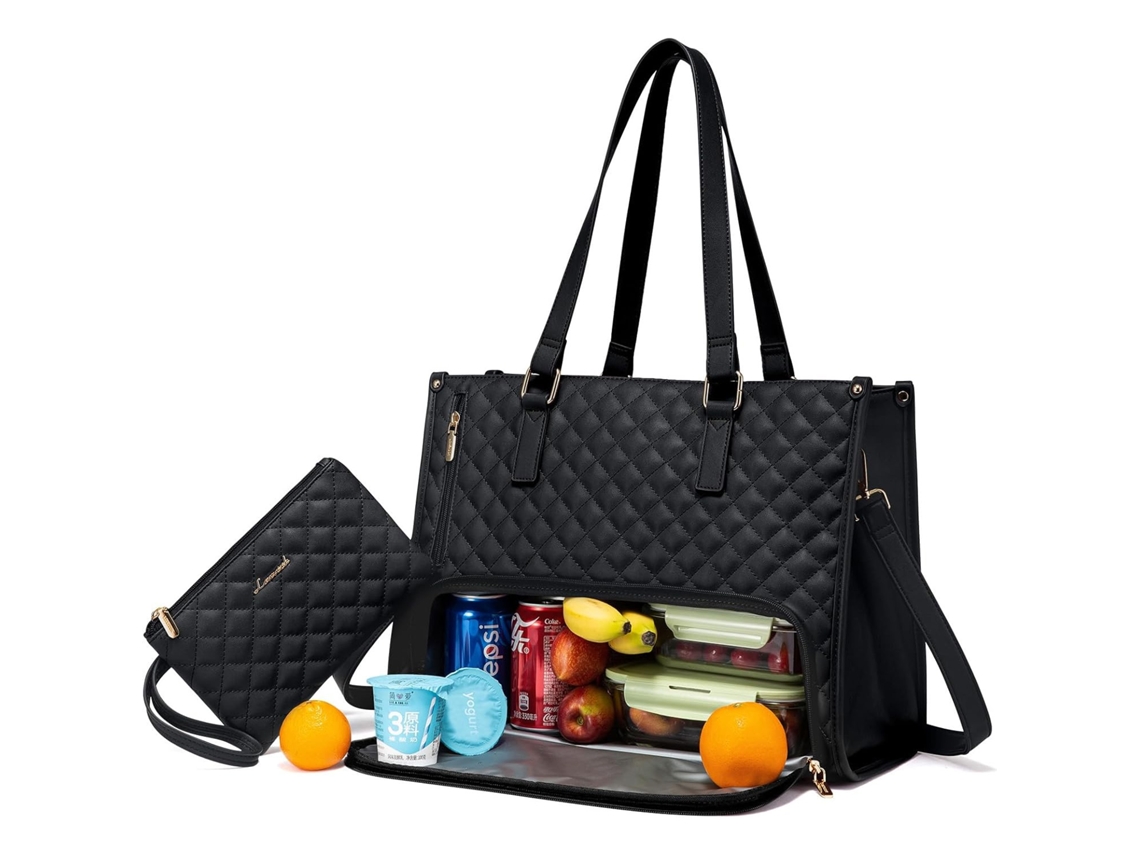 Bolsa Térmica Portátil, Preto, Uso Almoço