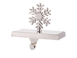 Ganchos de Metal Prateado para Meias de Natal, Decoração de Árvore Lareira, Ergonômico, Uso Diário STELASPLEN