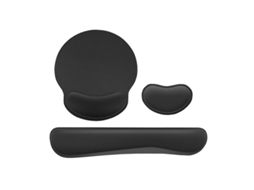 Lurelia Conjunto Mousepad E Apoio Ergonómico, Gaming, Antiderrapante