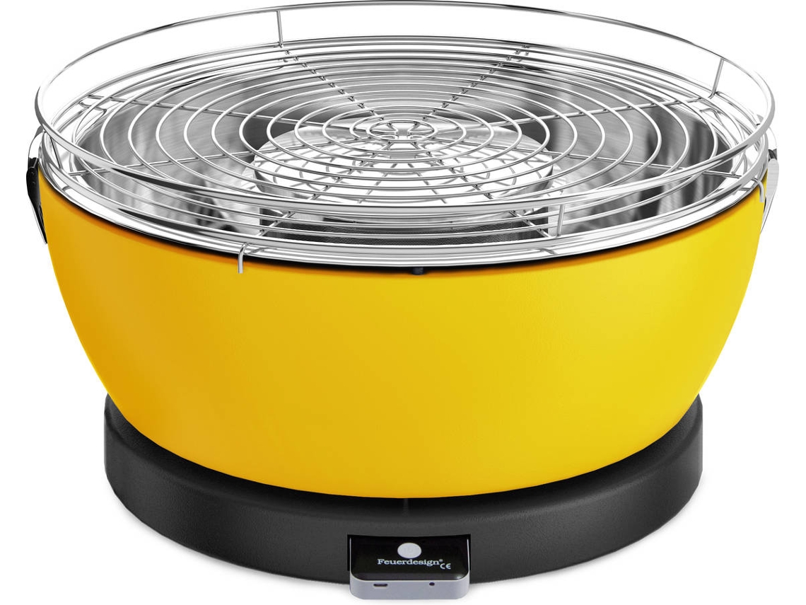 Barbecue a Carvão FEUERDESIGN Vesuvio Amarelo