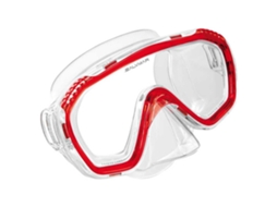 Máscara Snorkeling Milly Junior Transparente Vermelhosalvimar