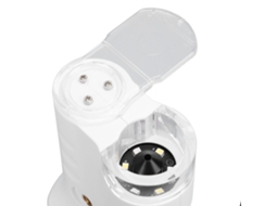 Microscopio digital portátil con lupa de 1000x, luz LED, pantalla de 2,4 pulgadas y trípode para niños | S/MARCA