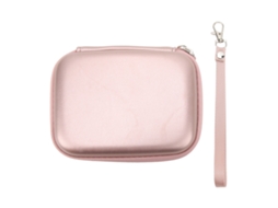 Capa Protetora De Couro Pu Para Câmera, Capa Rígida Câmera Digital Mini Evo Link Liplay Blush Gold.