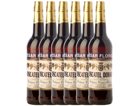 Generoso CÉSAR FLORIDO César Florido Moscatel Dorado Mascate de Alexandria Vino de La Tierra de Cádiz 0.7 L (6 unidades)