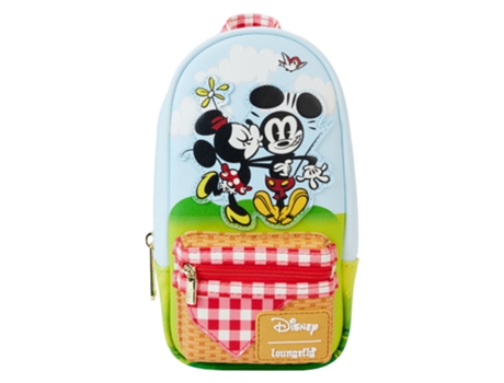 Mochila Unissexo MICKEY FRIENDS Loungefly Picnic Pencilcase Multicor