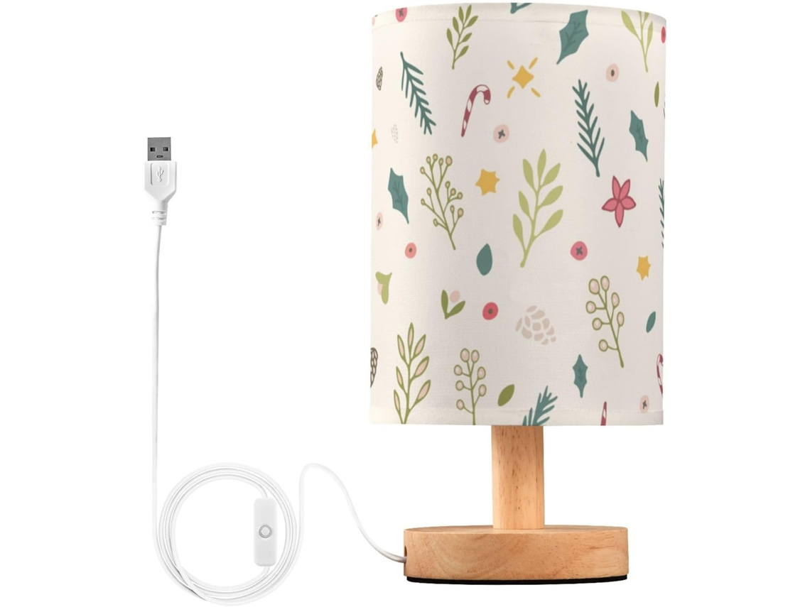 Abajur De Cabeceira, Luminária De Leitura Cabeceira, Pequena Flor De Inverno 6 Abajur Mesa Para Quarto Infantil