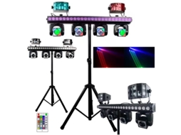 Conjunto de iluminação Mt Bar 3 com multiefeito Light4me